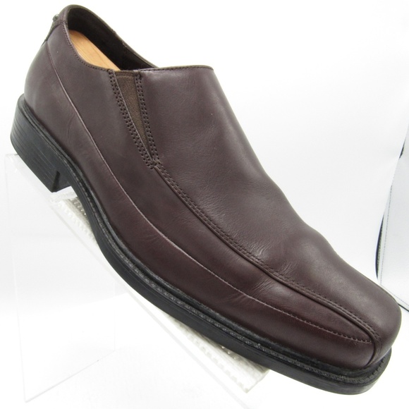 Rockport Frasha Brown Leather Square Toe Loafers Men\'s Size 11 Wide K73731 EUC Amazon.com | Rockport mens Eureka Plus Slip on Oxford  main image 4